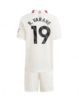 Otroški Nogometna dresi replika Manchester United Raphael Varane #19 Tretji 2023-24 Kratek rokav (+ hlače)